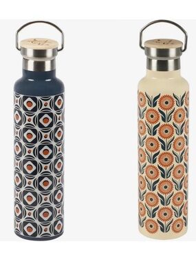 Floral Stainless Steel Water Bottle
